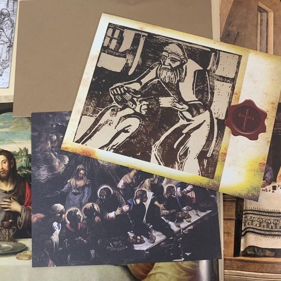 The Gospel A Vault on the Life of Jesus Christ Whitman Christian HC Slipcase ART - Picture 10 of 12